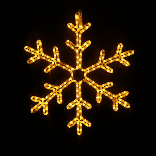 Snowflake - autoflash - warm white LED Christmas Light