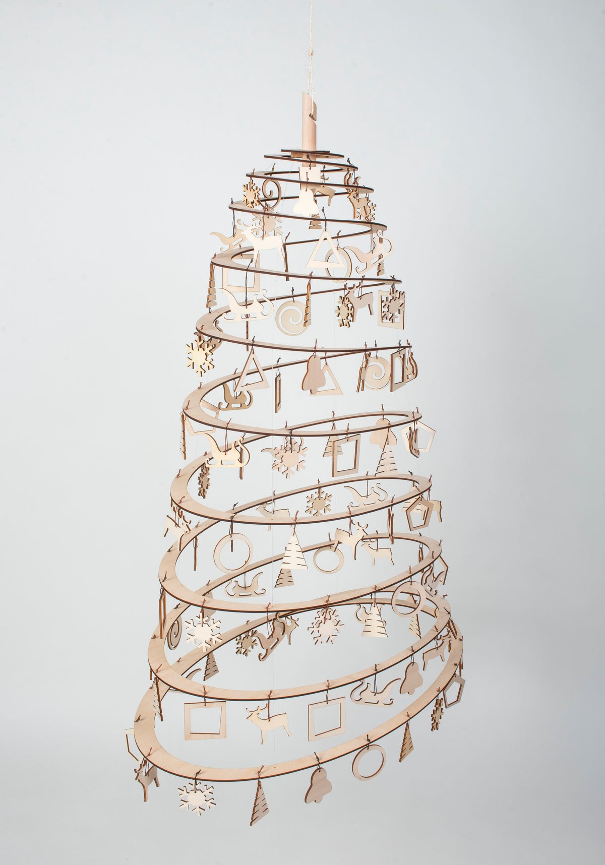 Wood decoration medium - Santa's Light Shop
