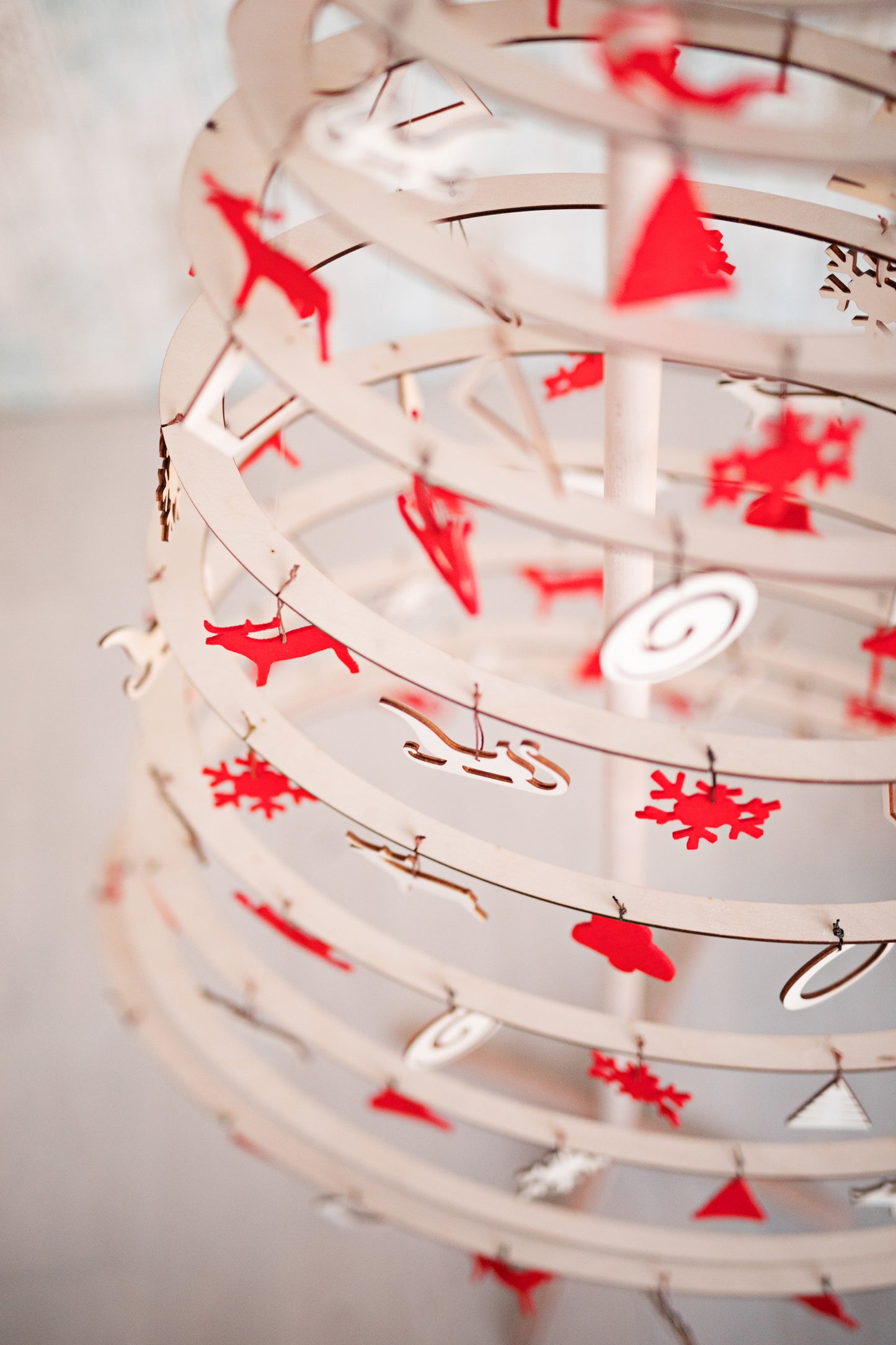 Large oval mix decoration set - Santa's Light Shop