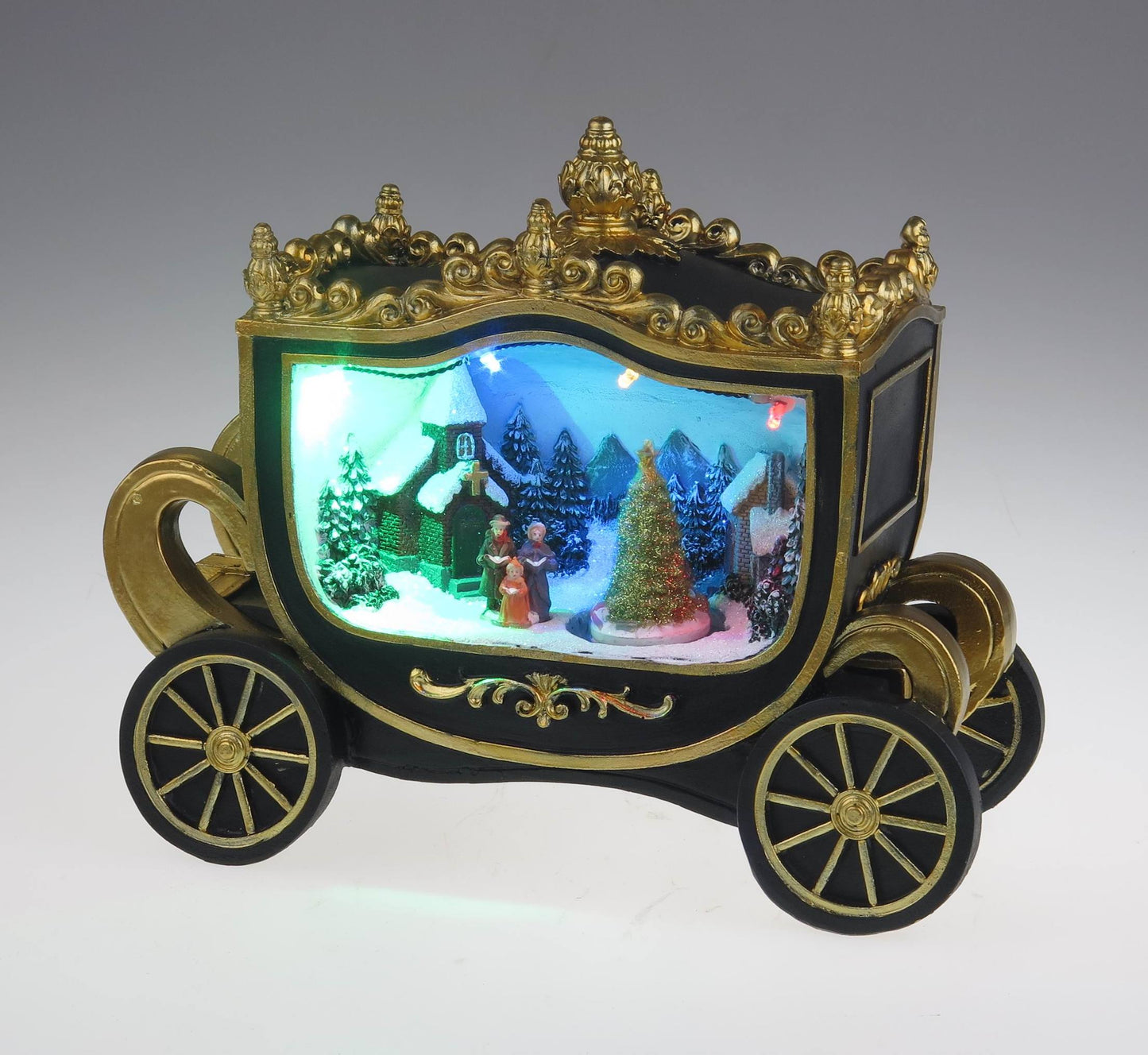 Χριστουγεννιάτικη σκηνή στο Royal Wagon - Χριστουγεννιάτικο χωριό