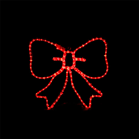Red bow - 55x50 - outdoor Christmas lighting LED