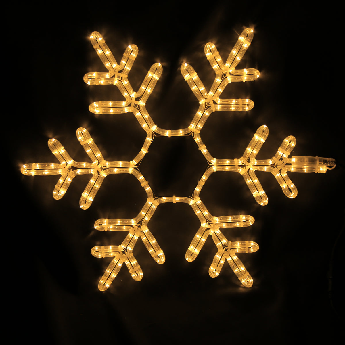 LED sign beautiful warm white snowflake
