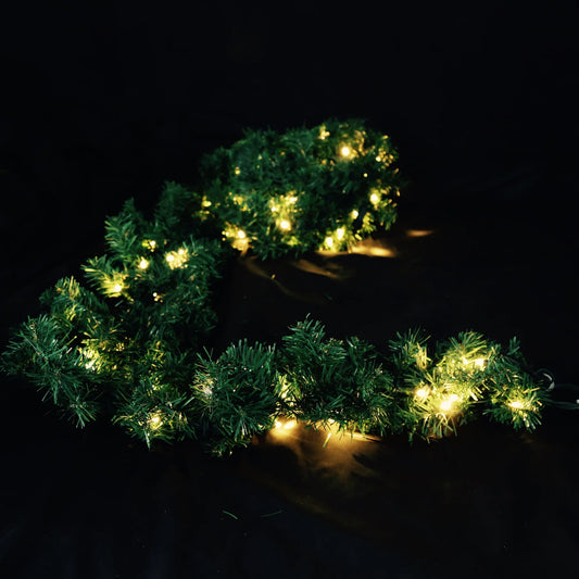 10 meter garland with LED lights