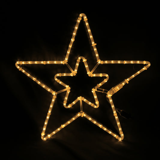 Χριστουγεννιάτικο Φωτάκι 2 Αστέρων 57x55 - LED εξωτερικού χώρου