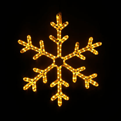 Snowflake - autoflash - warm white LED Christmas Light