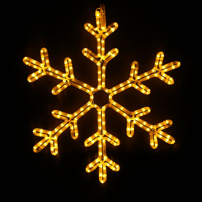 Snowflake - autoflash - warm white LED Christmas Light