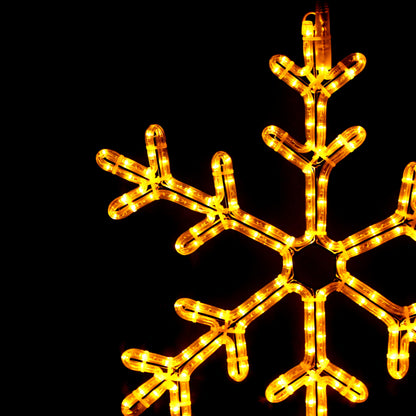 Snowflake - autoflash - warm white LED Christmas Light