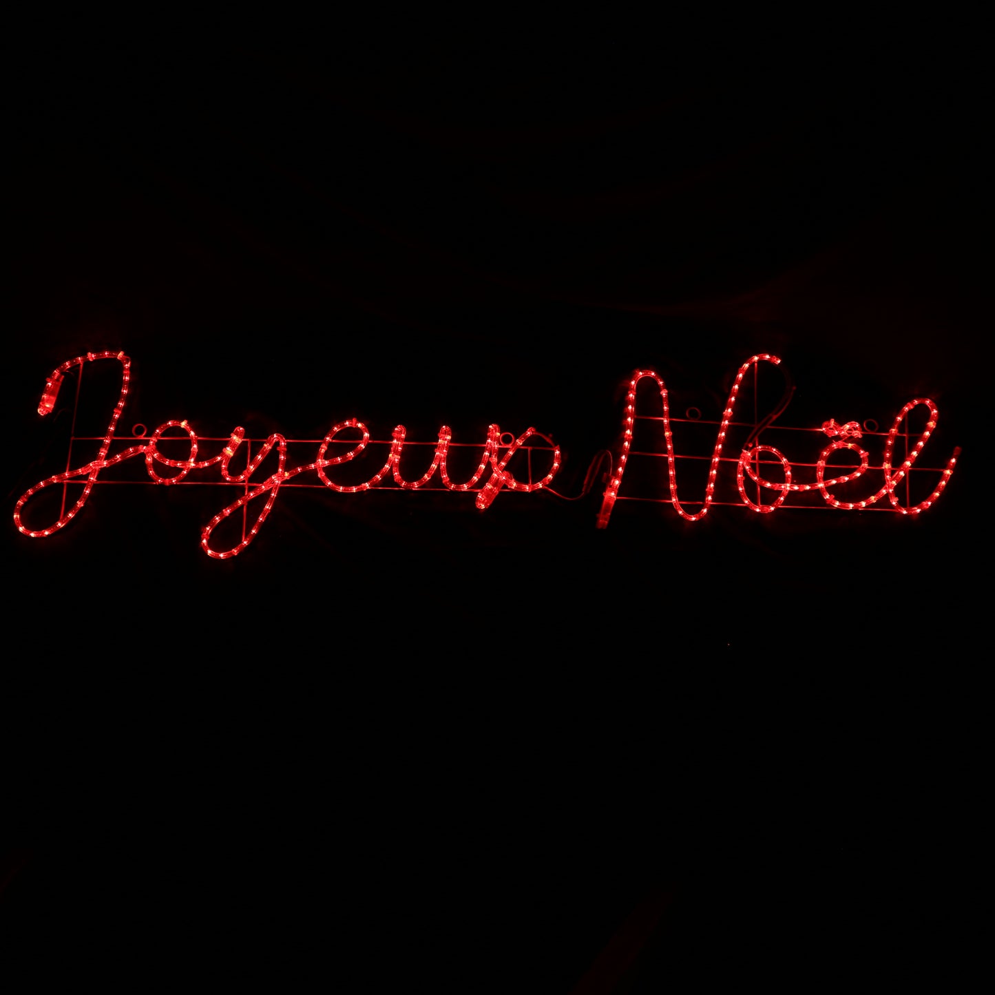 Κόκκινη πινακίδα LED Joyeux Noël 43x181