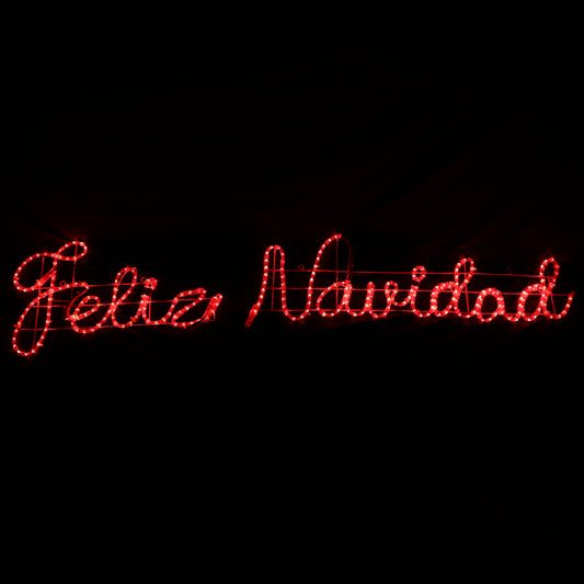 Πινακίδα LED Feliz Navidad - 44x183cm