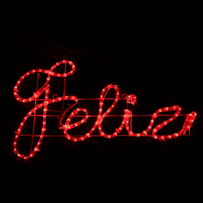 Πινακίδα LED Feliz Navidad - 44x183cm