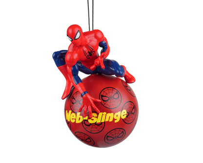 Χριστουγεννιάτικο στολίδι με μπάλα Spiderman 13 cm 3D