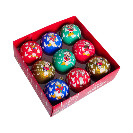 Disney's Mickey Mouse Christmas balls - Set of 9