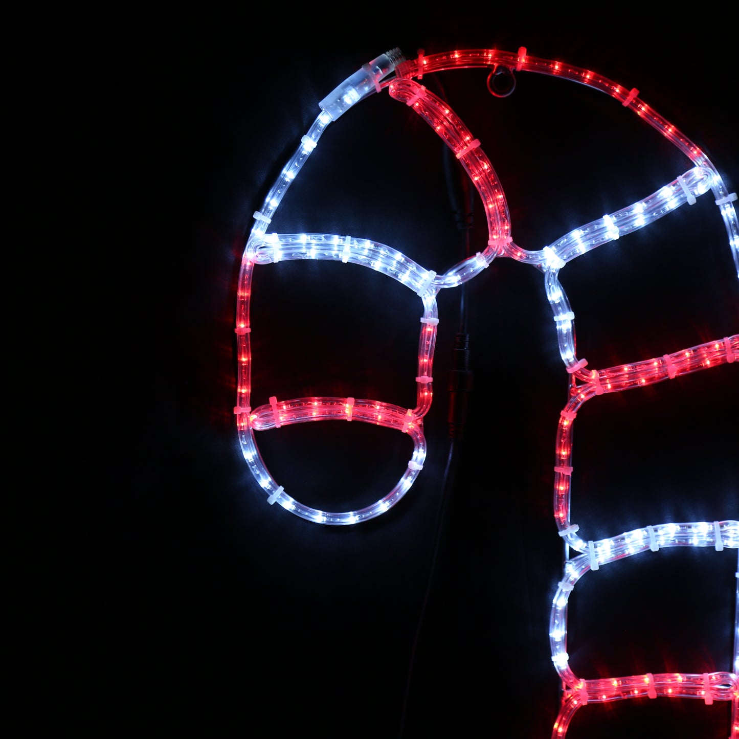 Candy Cane Christmas lights outside 2D LED